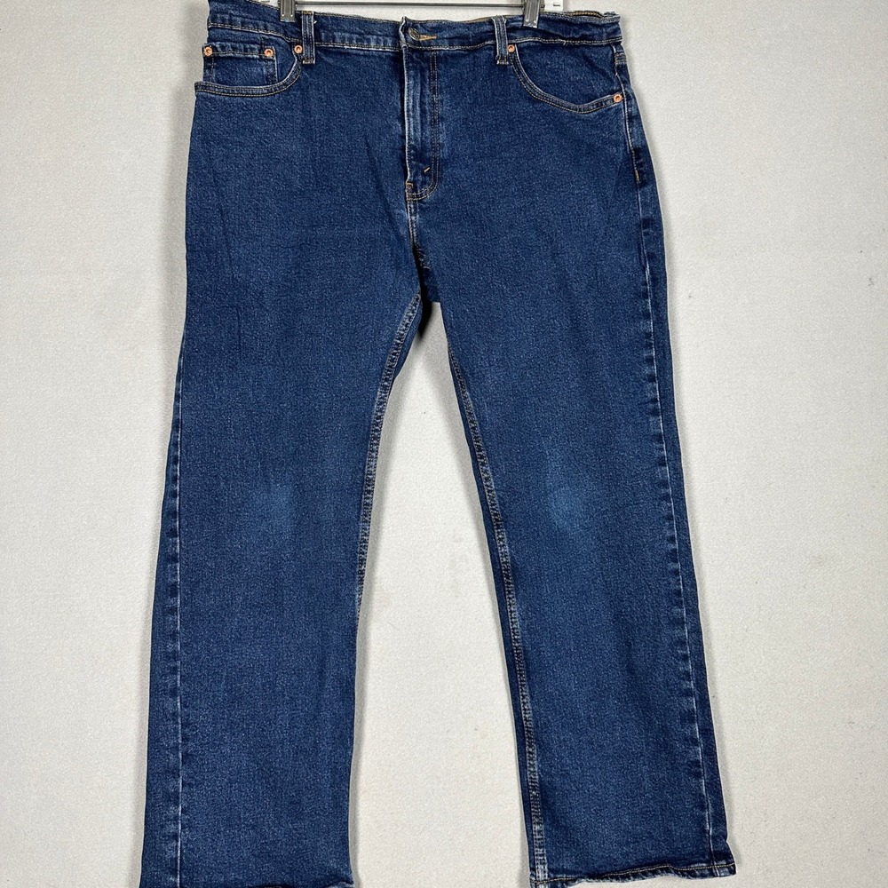 Signature by Levi Strauss Jeans Mens 36X30 Relaxed Blue Stretch 5-Pocket Denim